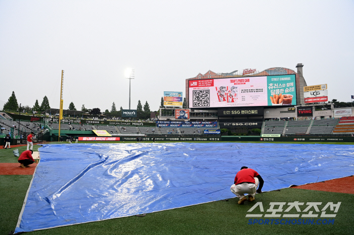 Choo Shin-soo's retirement ceremony on the 14th → Gamboa vs Kim Kwang-hyun head-on collision! I'm taking a day off on Friday…Lotte SSG match confirmed to cancel rain 21 minutes before the start 