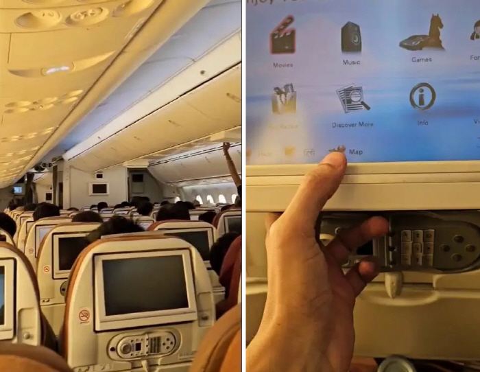 Crashed Airplane Detects Airplane Abnormalities Before Accident...The air conditioner and monitor are not working