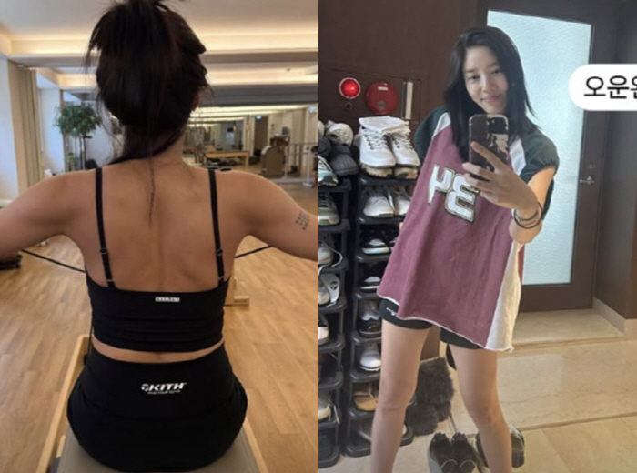 Son Dambi, 42, 2 months after giving birth to this body..I'm impressed with my back muscles
