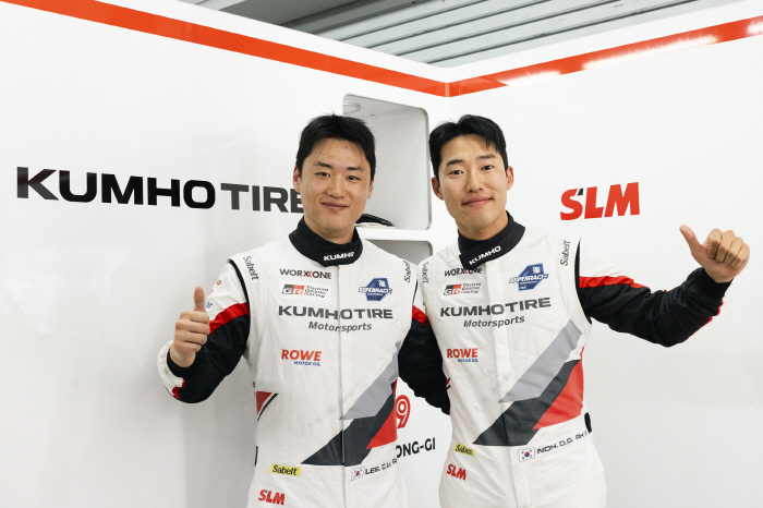 Kumho's duo driver Lee Chang-wook and Noh Dong-ki achieved their second one-two finish of the season in the third round of the Super Race