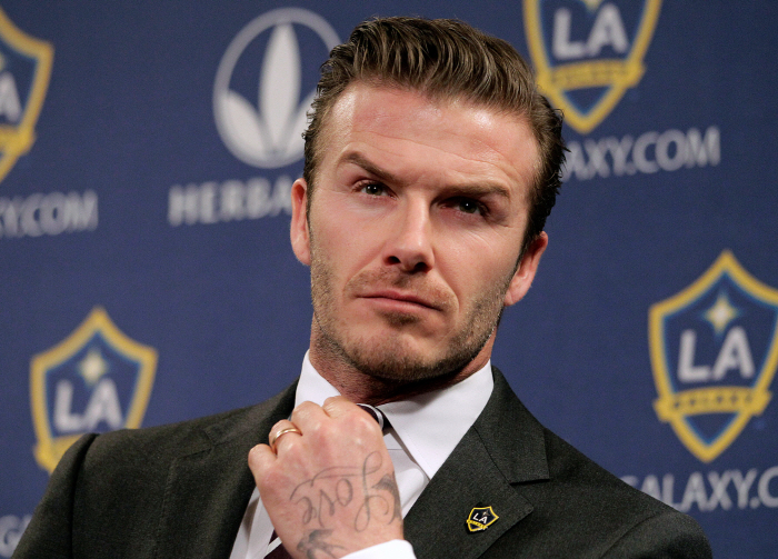 Please give me a warning Beckham, you've become a real legend... a knighthood