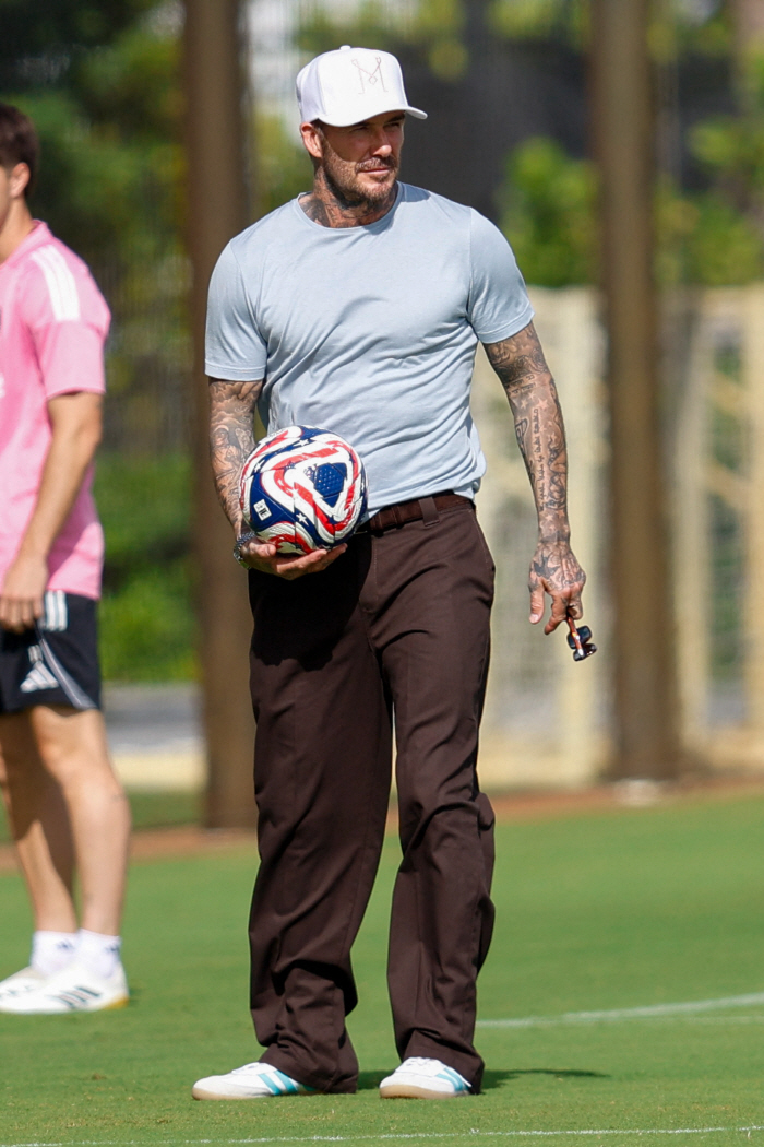 Please give me a warning Beckham, you've become a real legend... a knighthood