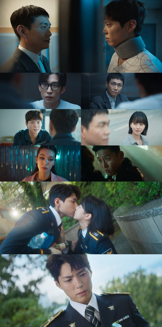  Park Bo-gum, ♥ Fell down after kissing Kim So-hyun...'Good Boy' shock kiss ending