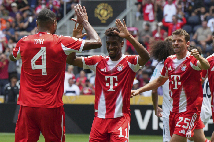 Is this for real? Munich, where Kim Min-jae is absent, wins a double-digit 100 against Oakland...Replacement Ignored Allah Hat-Trick, Club World Cup Record Biggest Score Gap