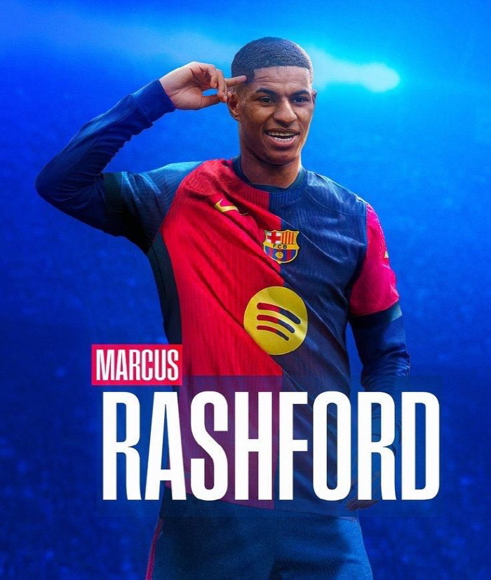 Rashford cost-effective! A long-time dream come true as a special Joker in Barcelona...Referring to Lewandowski as a replacement