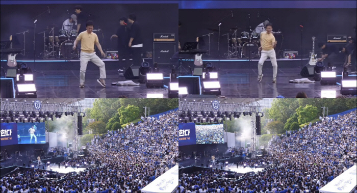 74-year-old Lim Sung-hoon became Yonsei University's cheerleader for the first time in 51 years...Oh my gosh, this happened