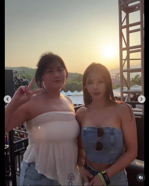 Mina's sister-in-law Suzy, 150→78kg, sleeveless and hot pants...an explosion of club sensitivity