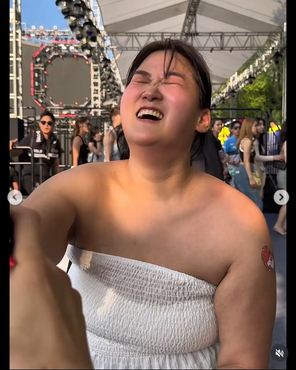 Mina's sister-in-law Suzy, 150→78kg, sleeveless and hot pants...an explosion of club sensitivity