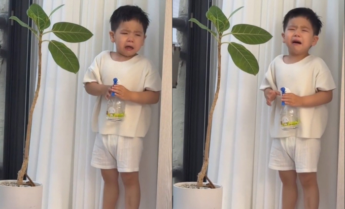  'Tears dripping with a big length' Jassen ♥ Hong Hyunhee Junbeom, the story of crying while holding a tree