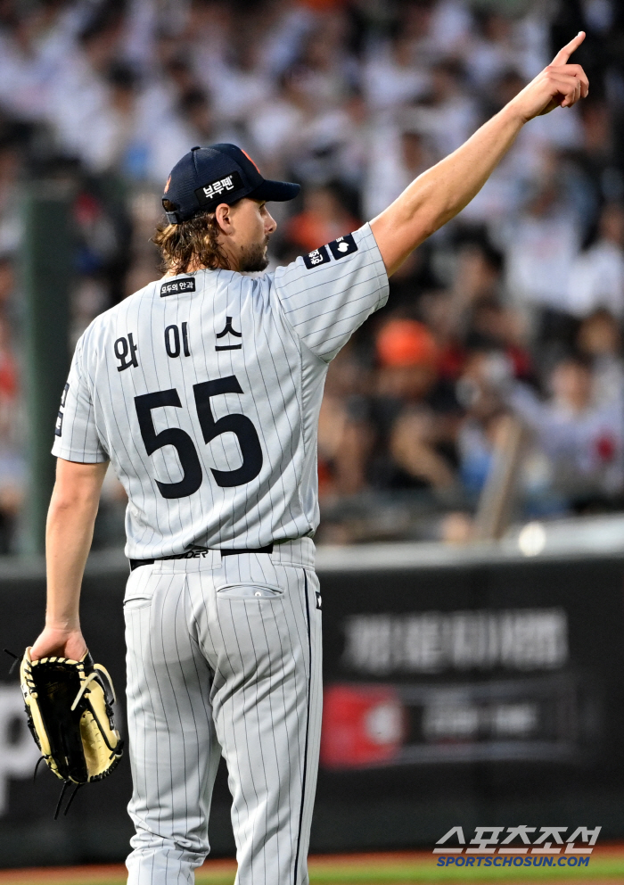 3G 22 innings, 0 walks, 32K…Giant getting smaller in front of Daejeon Jesus, team home run last place rifle squad's limits? 