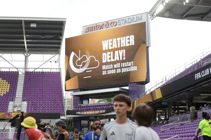  Ulsan suspends lightning strikes, Club World Cup 1st round...805 a.m. Kick-off adjustment