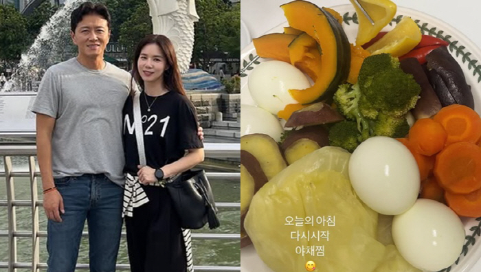 Jin Tae-hyun and Park Si-eun, who are about to have thyroid cancer surgery, thank you for taking care of their vegetables with a healthy diet. Honey