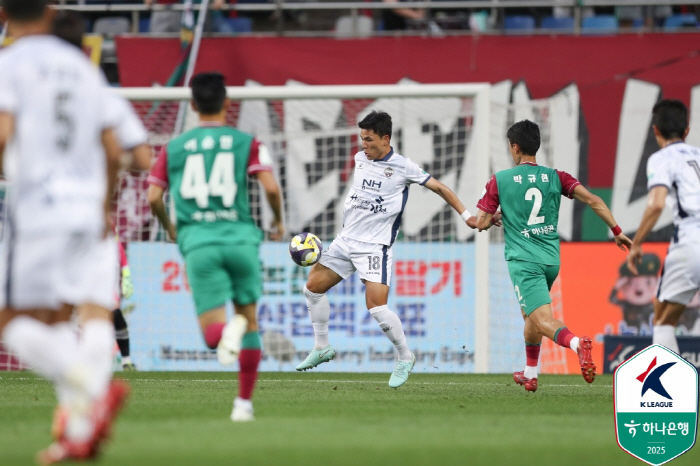 Joo Min-gyu, Kim Kyung-joon hits the goal post  Lee Soon-min leaves Daejeon, Kim Chun, 00 Moo 