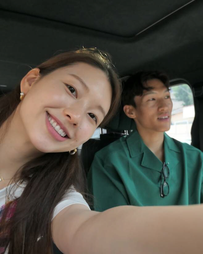 Kim Jin-kyung and ♥ Kim Seung-gyu's daily life is hot...The heat caught me in the heat