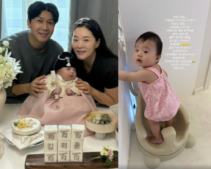 Kim Seung-hyun ♥ Jang Jung-yoon, while raising her 10-month-old daughter, such a disaster..What should I do with the car seat