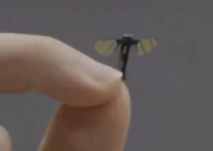 Mosquito-sized Autonomous Flying Robot Development...2cm in length and less than 0.3g in weight