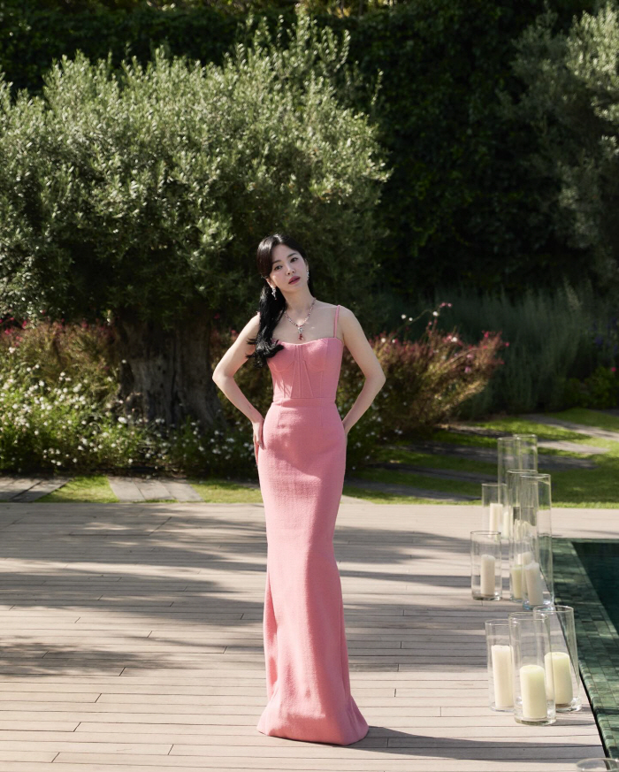 Song Hye-kyo, the pink dress that is hard to pull off is perfect...admiration for one's brilliant appearance