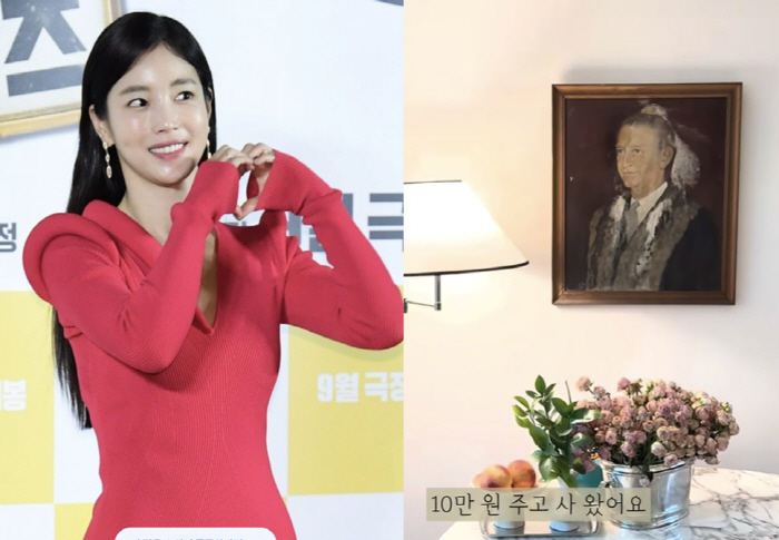 Dolsing Ki Eun-se, a gallery-like ultra-luxury house, bought a frame for 100,000 won and a flea market