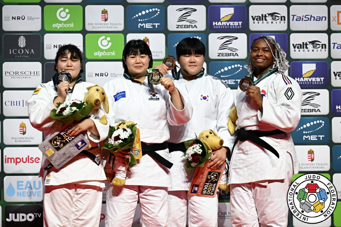 I Did It! Kim Ha-yoon rose to the top with a gold medal at the World Championships...1st and 3rd place overall in individual competition