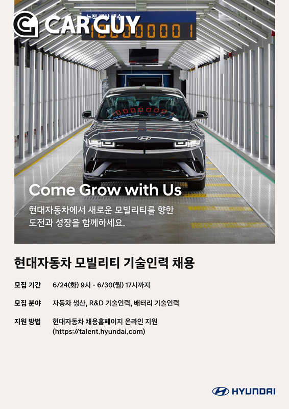 New Hyundai Motor Mobility Technology Personnel Recruitment