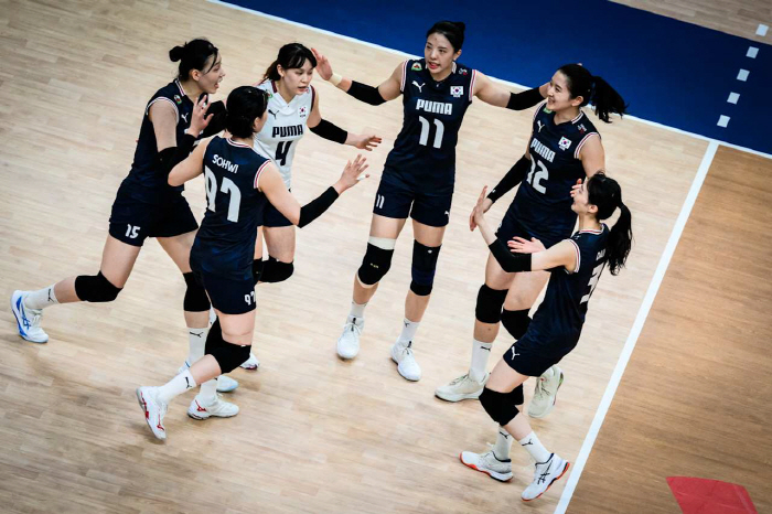 What a waste! Korean 女 volleyball failed to win 2 consecutive games...13 Defeat to Belgium