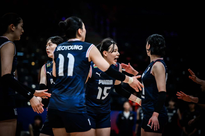 What a waste! Korean 女 volleyball failed to win 2 consecutive games...13 Defeat to Belgium
