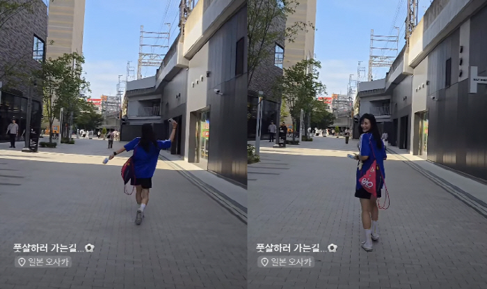 Ahn Hye-kyung lost weight and became a slim face. Soccering is so exciting!