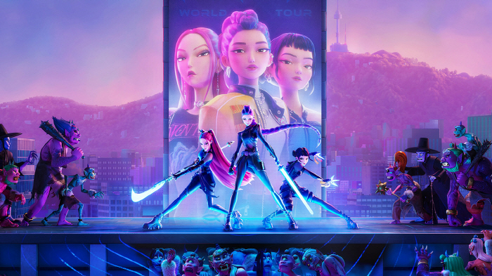  K-pop girl group is going crazy around the world..K-pop Demon Hunters is the No. 1 sensation in 22 countries