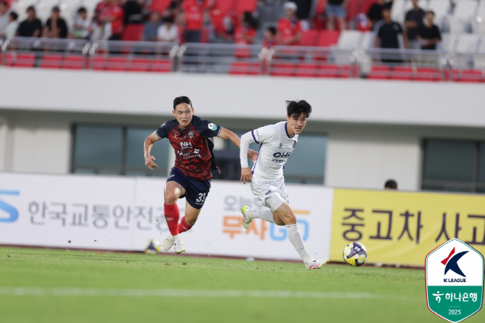 Lee Seung-won's winning goal, Gimcheon Sangmu, is scary, overpowered FC Anyang 10 and won 4 games without losing → Jumping to 3rd place