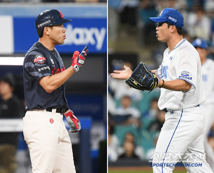 Team who played 2 bencle times, cautious but firm complaints...Kang Min-ho vs. the first base trial match. 