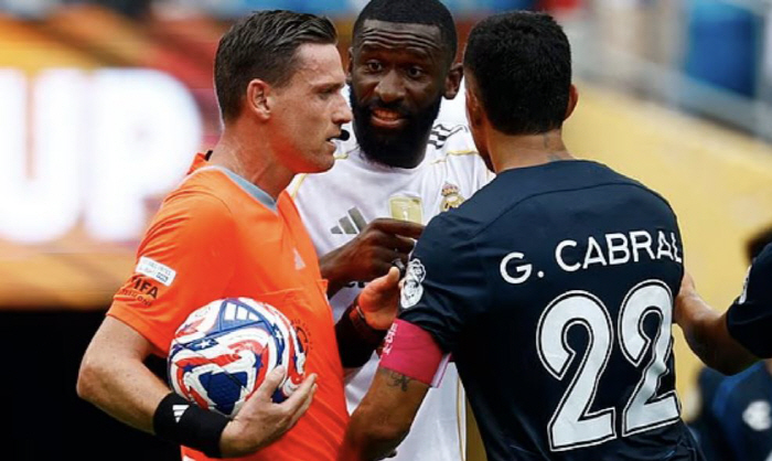Fing n! Real Rudiger Was Racist On Club World Cup Opponents Captain FIFA on-site protocol immediately operational