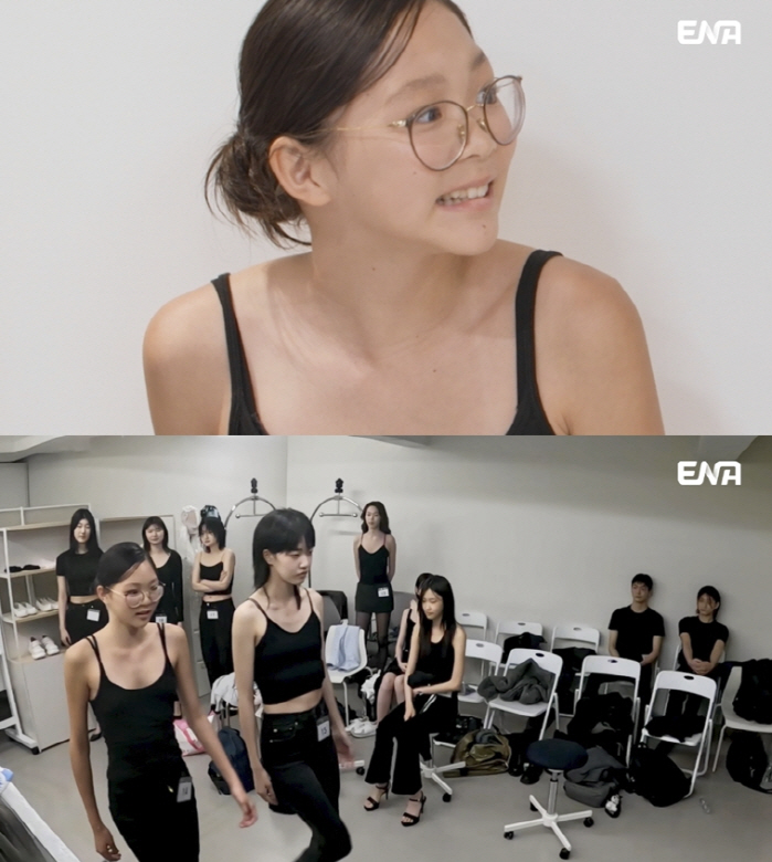 167cm 13-year-old Chu Sarang is finally scared of sobbing at her first model audition (my life)
