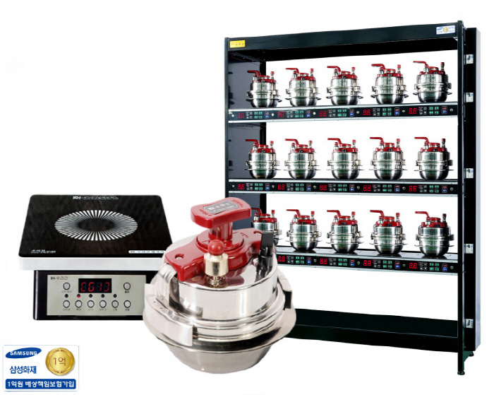 An automatic cooker that turns the table in the restaurant industry. Suragan