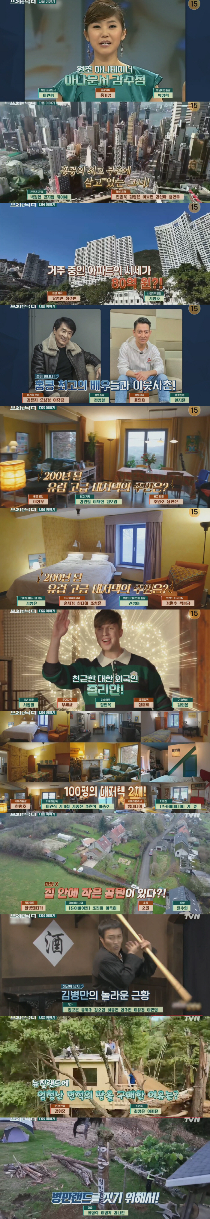 Kang Soo-jung's 8 billion Hong Kong house → Kim Byung-man's land of 450,000 pyeong in New Zealand..'The luxury house of stars'
