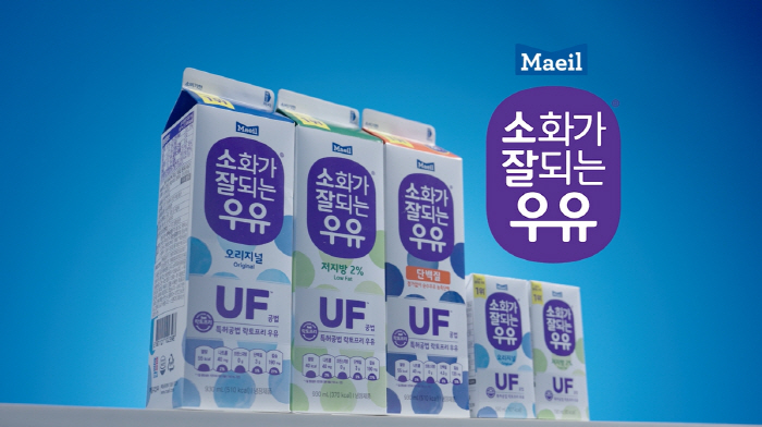 Milk with easy digestion The only UF method applied in Korea is lacto-free milk