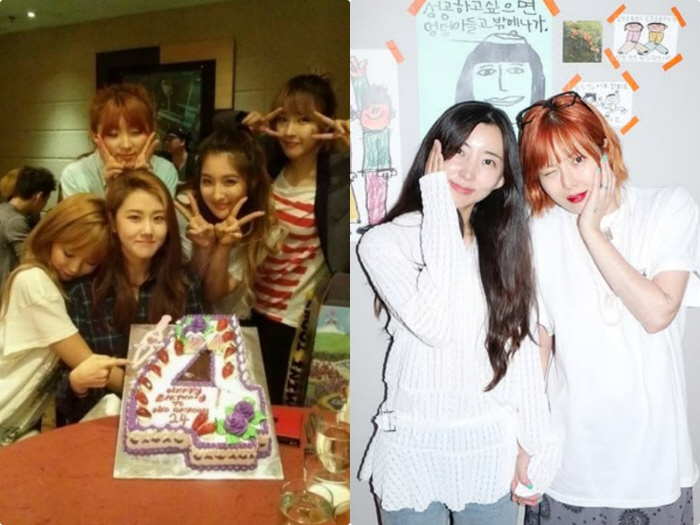 Hyun-ah missed the wedding 4Minute, ending rumors of discord for the first time in 9 years..Thank you for being with us for the 16th anniversary. 