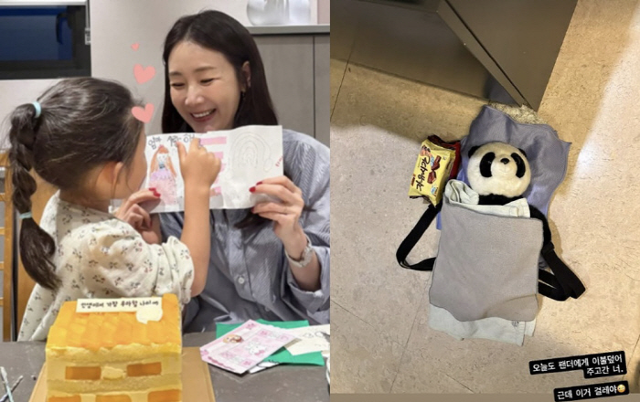 50-year-old Jiwoo Choi is twice as happy as she gave birth to her daughter late..Cute parenting routine revealed