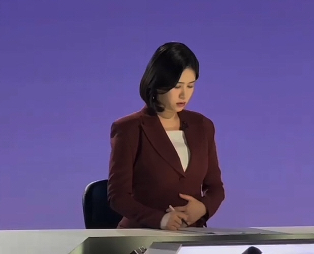Han Min-young, an anchor of the newsroom, is pregnant...A full anchor, I hope you'll take it naturally