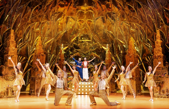  Aladdin's premiere in Seoul...It led the No. 1 performance market in ticket sales in the second quarter