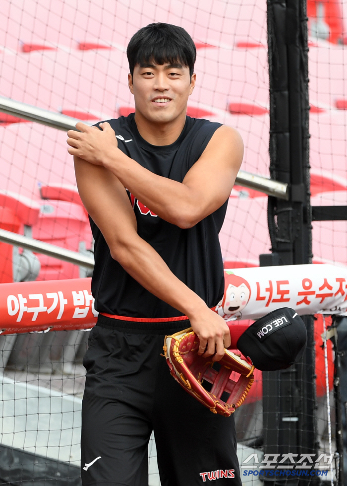  LG's Chun Sung-ho's excitement