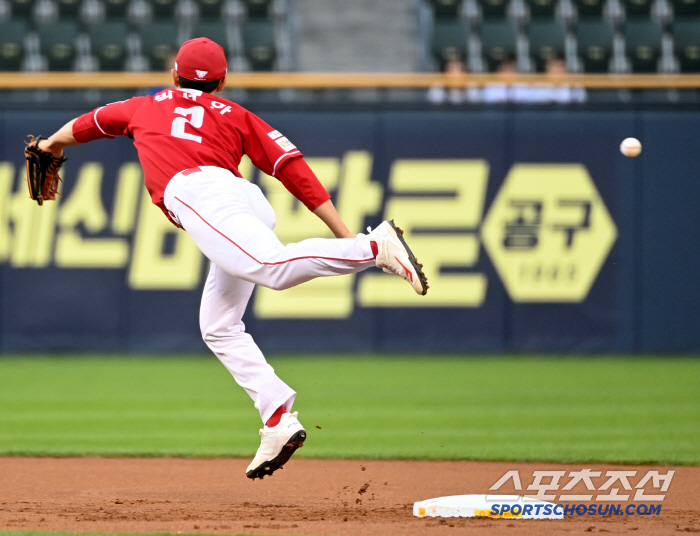  Park Sung-han, Kim Gun-woo's throw to second base