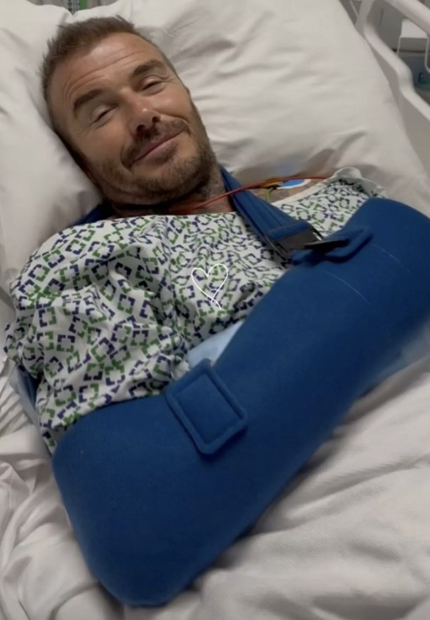 How did I live with that...Beckham lived with a broken wrist for 22 years, undercover surgery