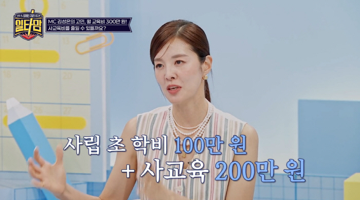 Kim Sung-eun has 10 elementary school second daughter academies