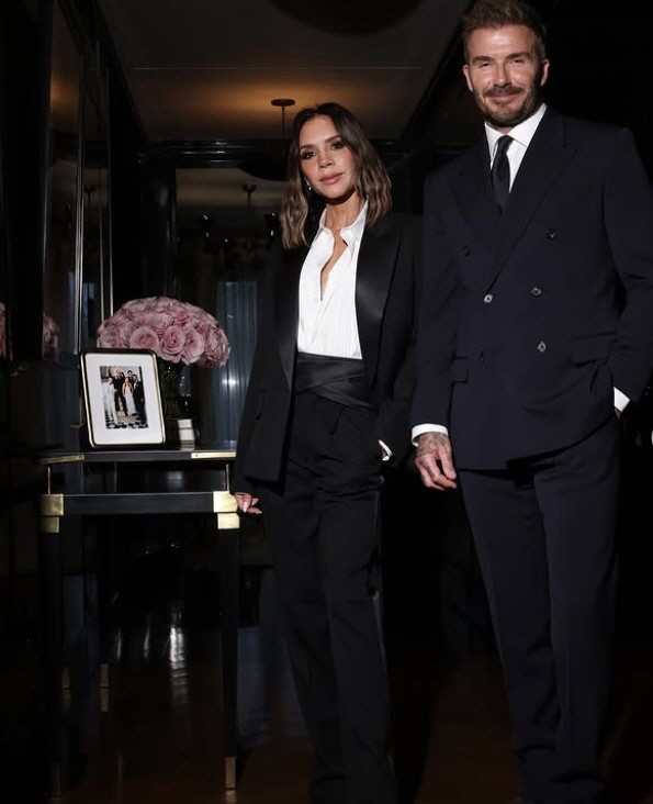 Miami went to the round of 16 in Club W, Beckham in the hospital what happened? ...Victoria and Beckham show off their affection for each other