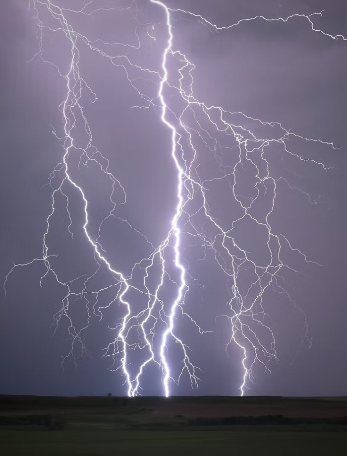 A new bride on her honeymoon was killed by lightning, and the sky was clear...
