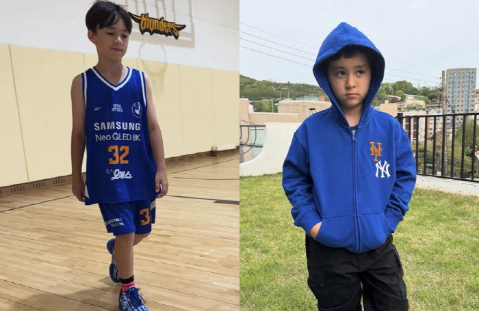 Sam Hammington, 9 and 8 years old, don't be afraid to participate in the basketball tournament for 4 months