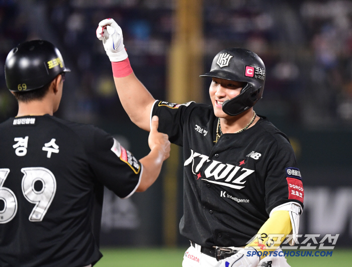 Ahn Hyun-min's at-bat against Yoon Sung-bin. What did director Lee Kang-chul see → He seemed to want to hit it. Three-ball hit, I tried to tell him to do it, but I held it in