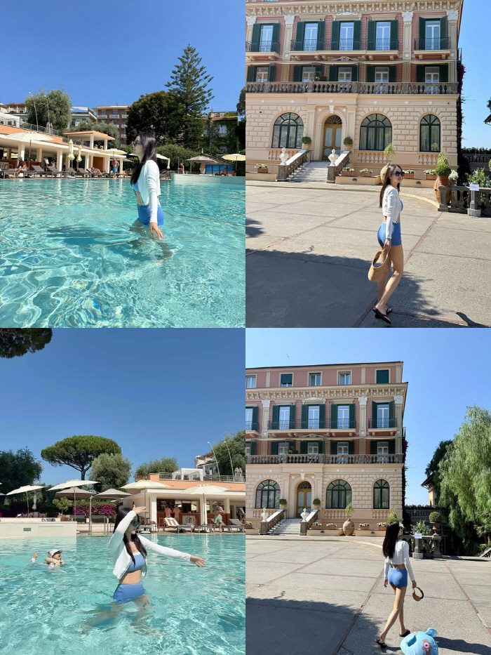 Sunwoo Eun-sook's daughter-in-law Choi Sun-jung boasts a bikini in Italy despite being allergic to sunlight