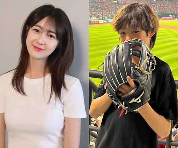 Agent Lee revealed her youngest son, who is 9 years late..A basketball team like Lee Minjung