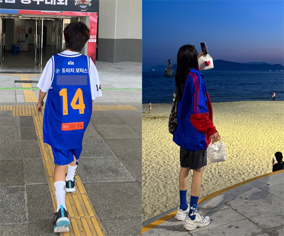 Agent Lee revealed her youngest son, who is 9 years late..A basketball team like Lee Minjung